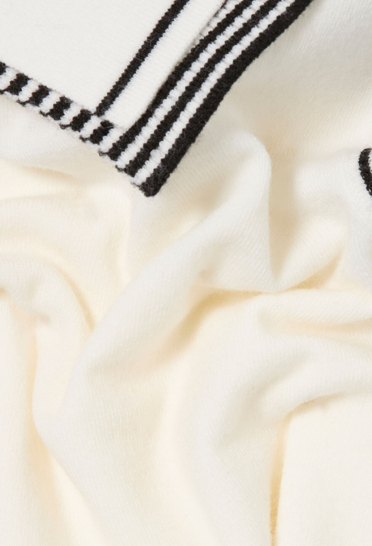 Striped knitted top