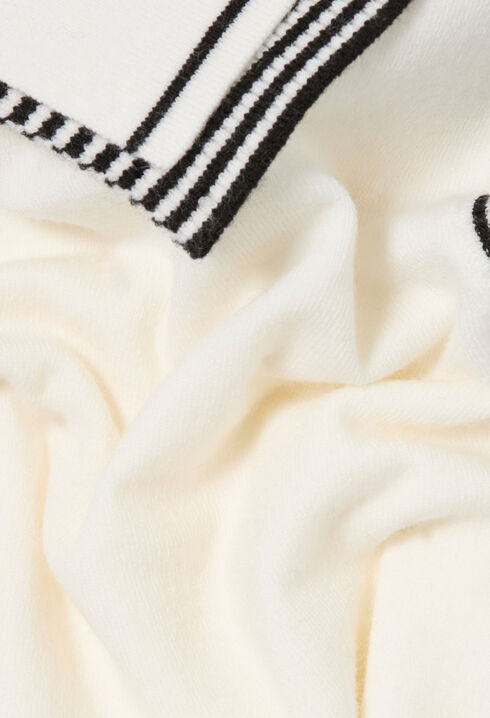 Striped knitted top