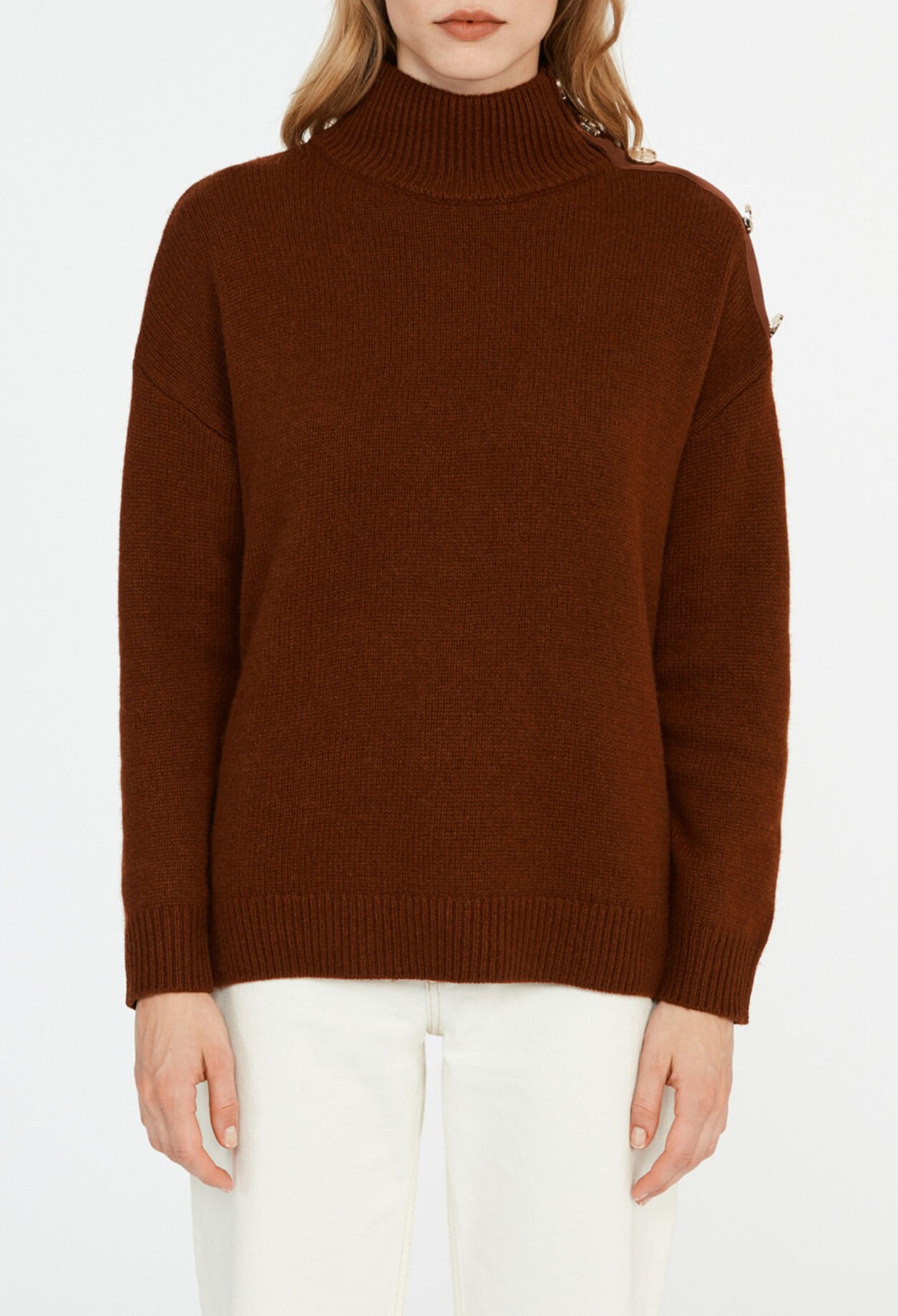 Oversize sweater in wool