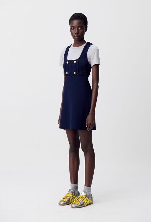 Short Knit T-Shirt Dress