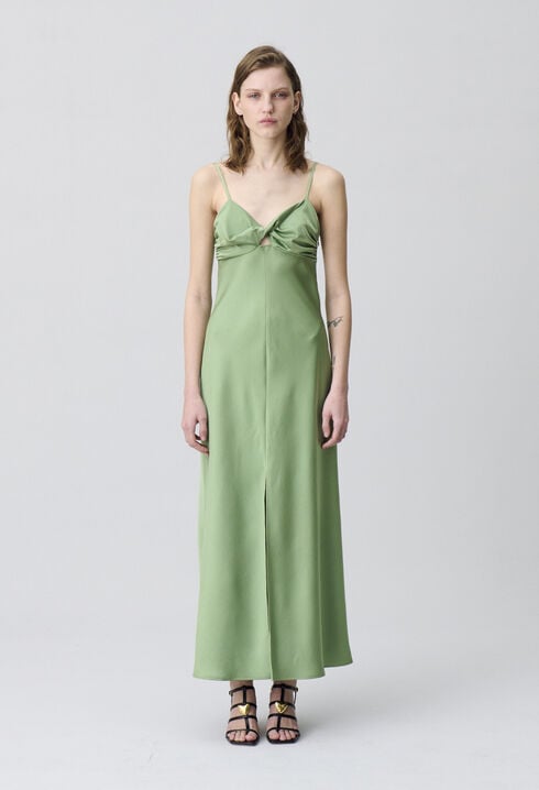 Satin Maxi Dress