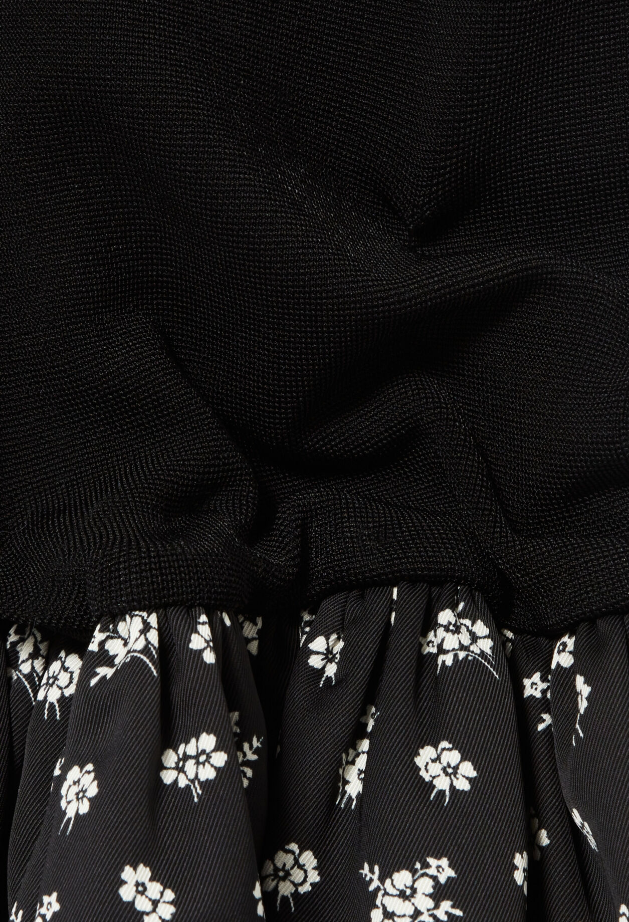 Short Bubble Dress with flowers