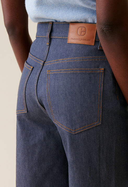 Claude high-waist straight jeans