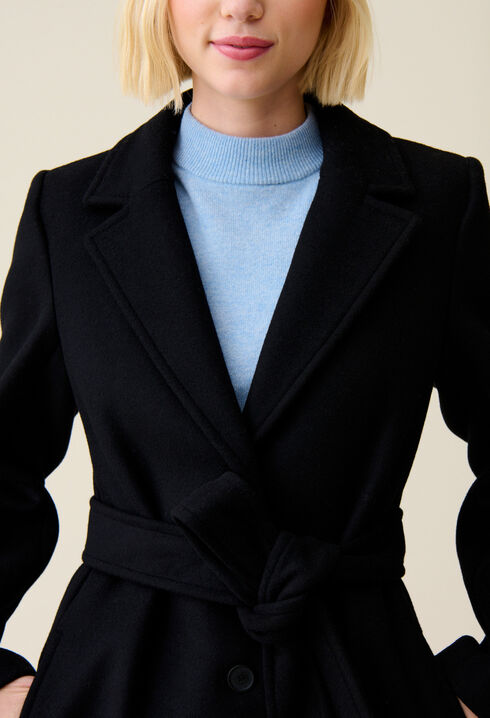 Long belted coat