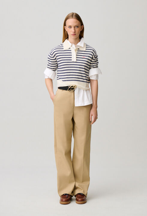 Straight trousers