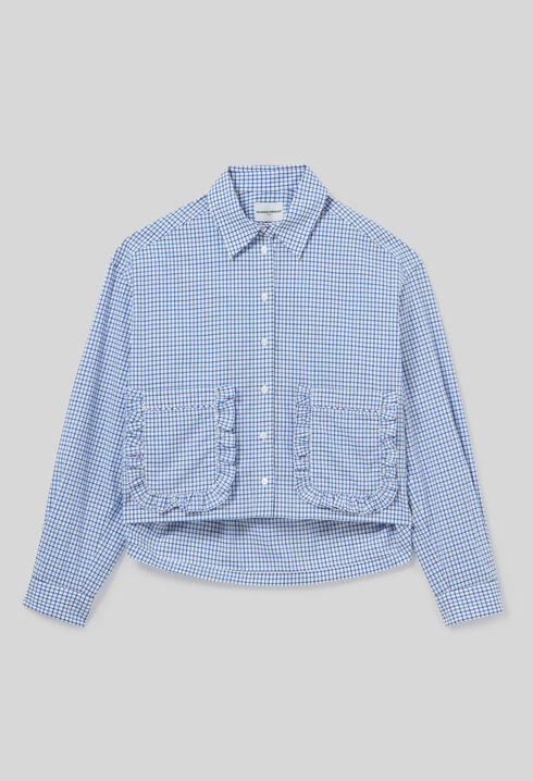 Checked shirt with pockets