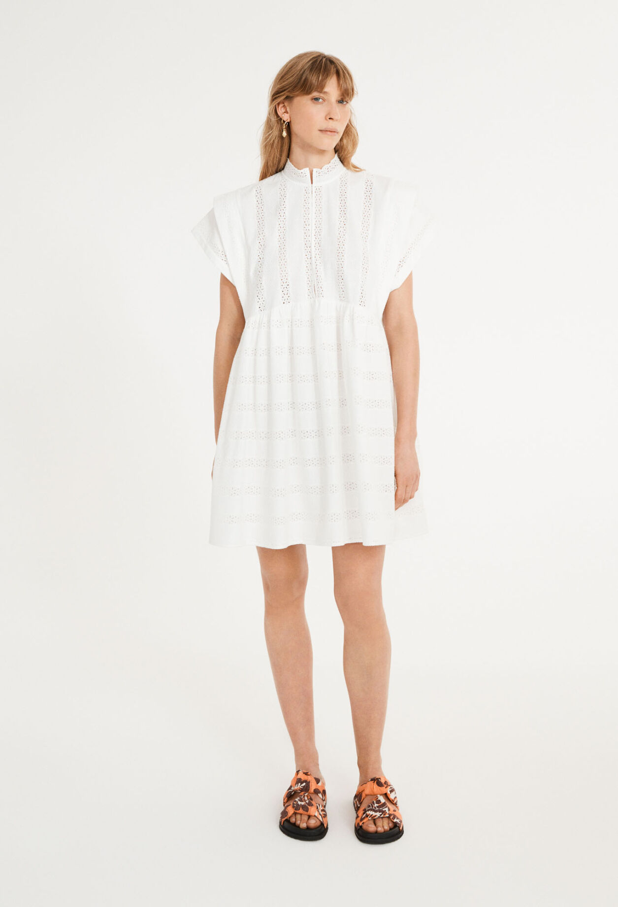 Guipure lace dress