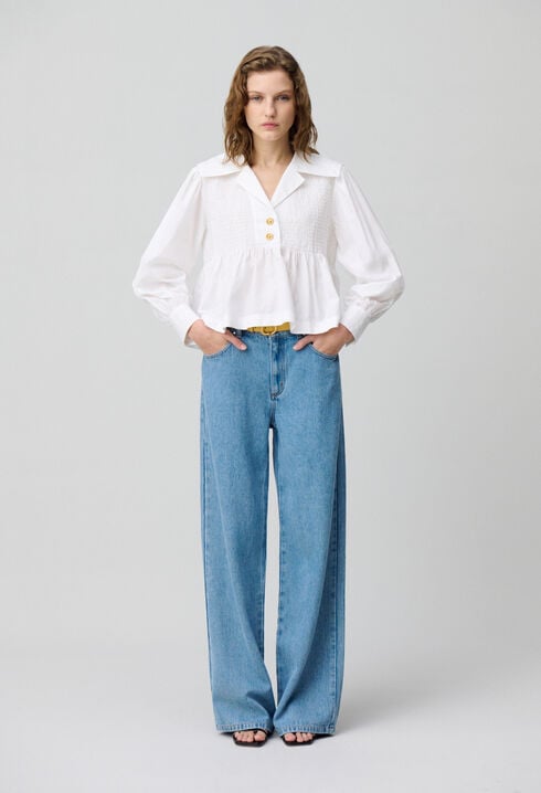 Ruffled blouse