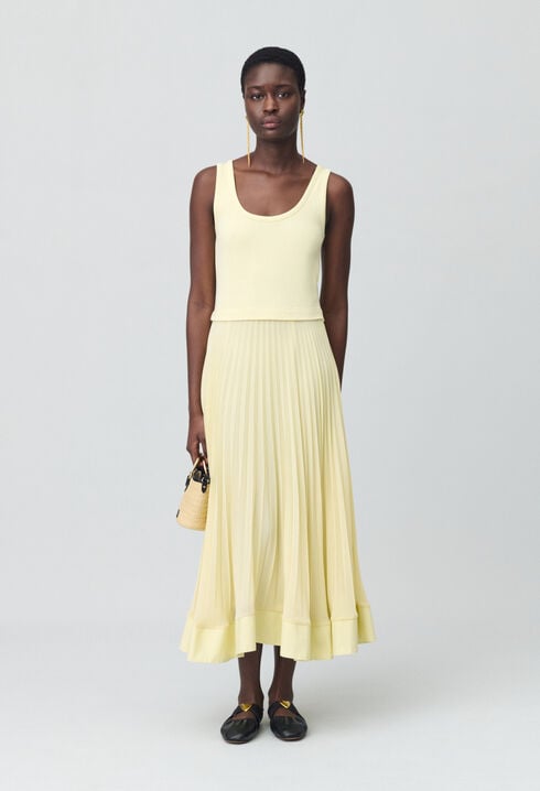 Illusion effect maxi dress