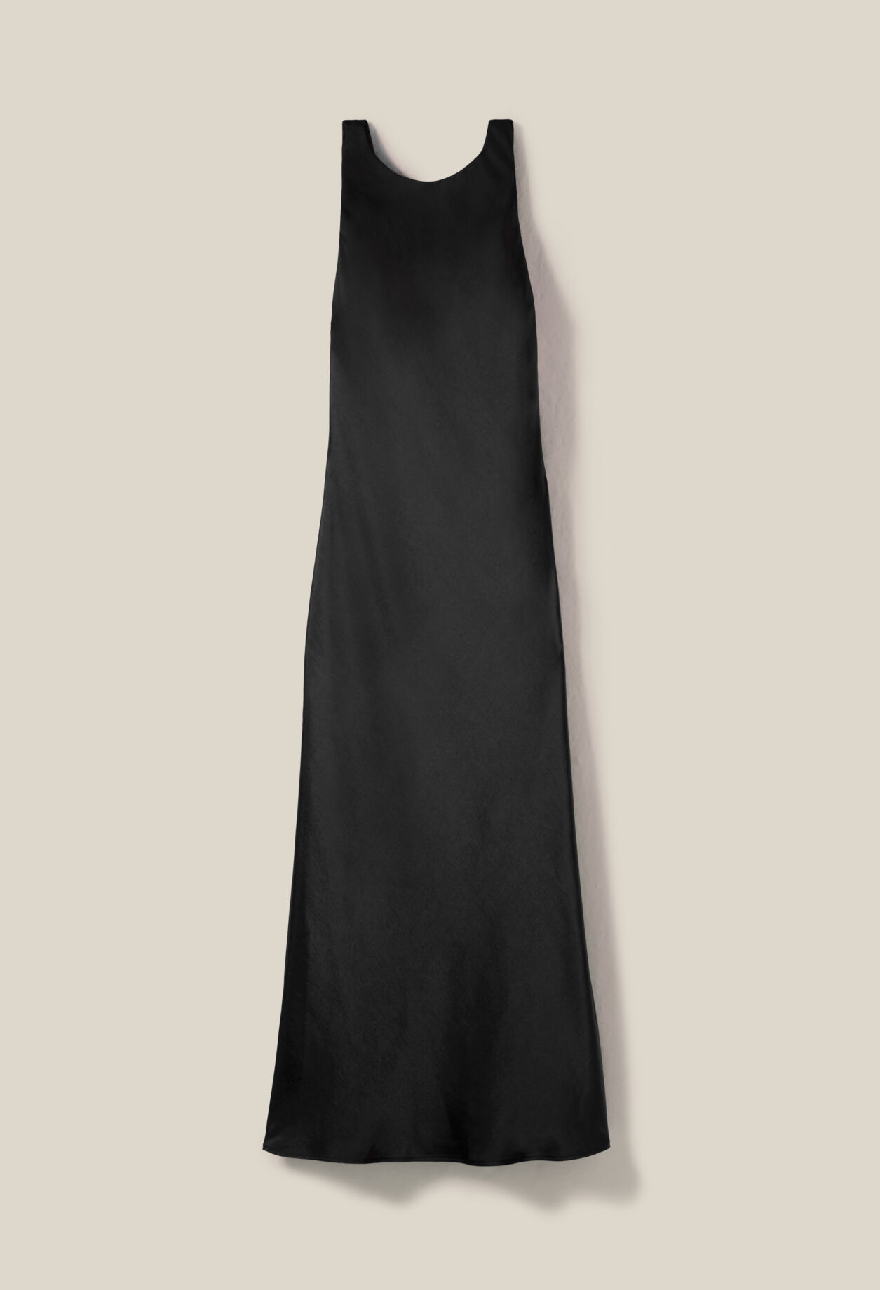 Long satin dress