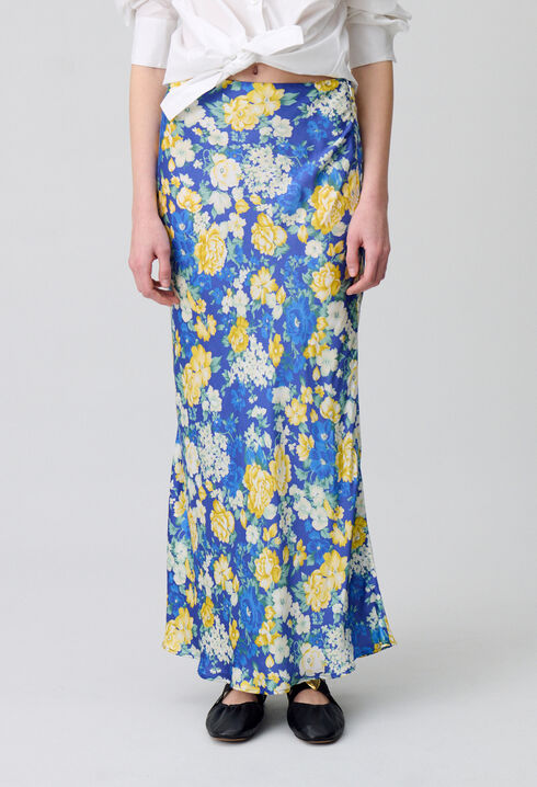 Floral Midi Skirt