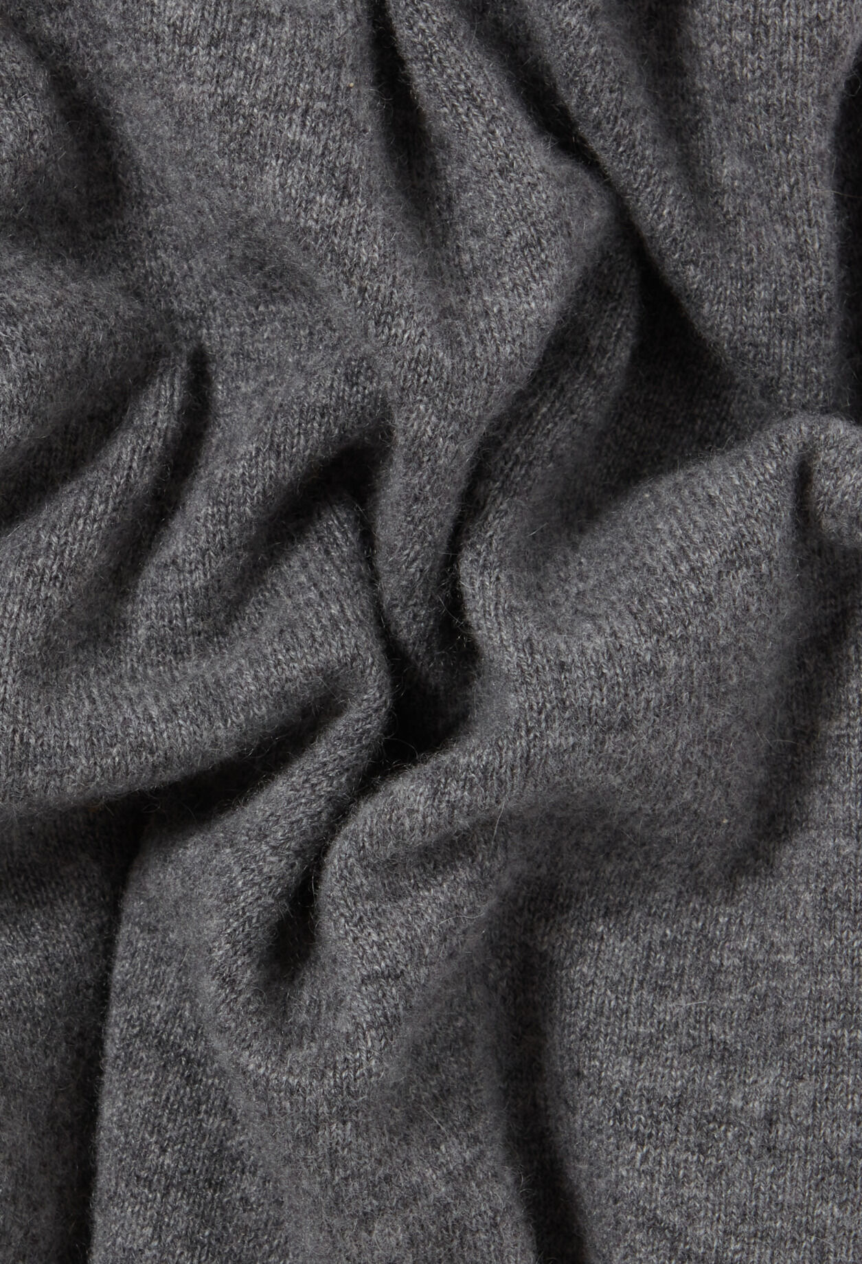 Fluid grey cashmere trousers