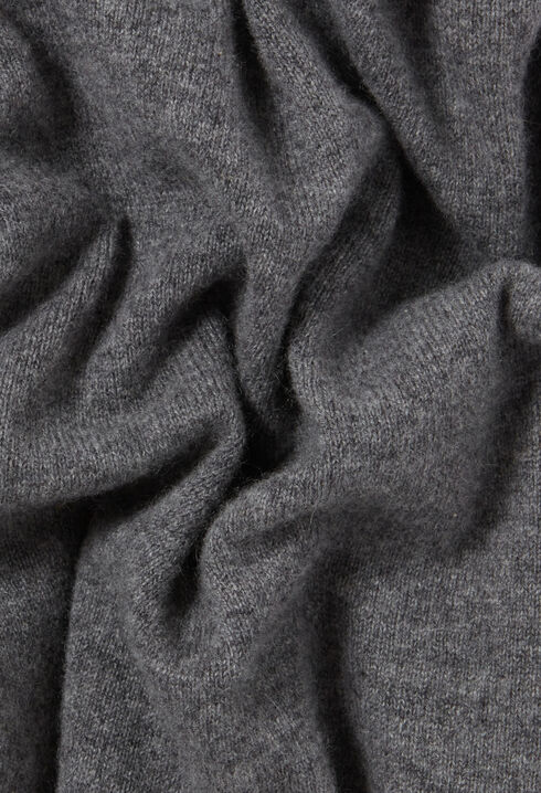 Fluid grey cashmere trousers