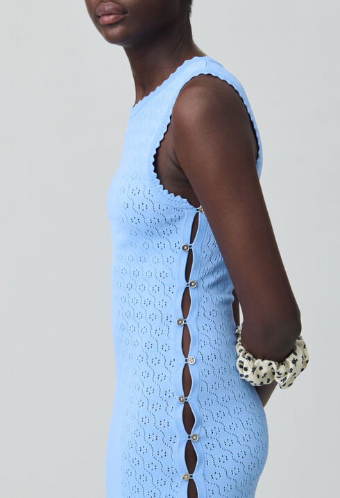 Mid-length knitted dress