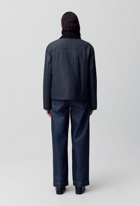 Waxed Short Parka