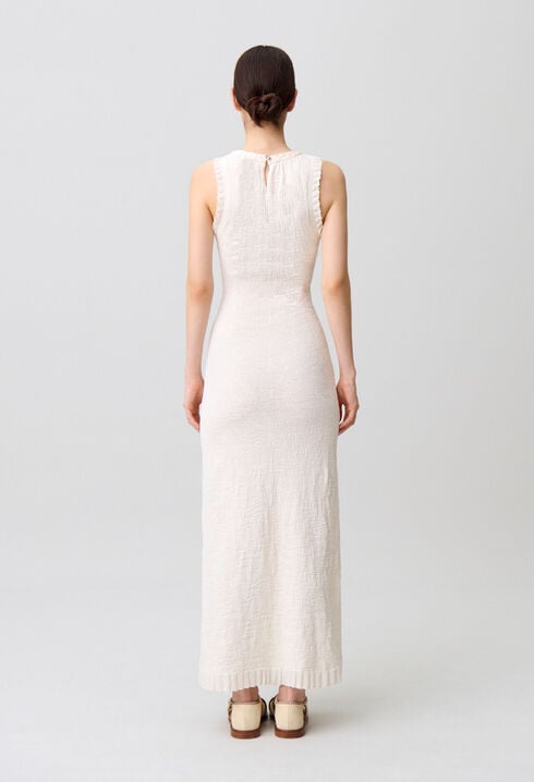 Long knitted dress