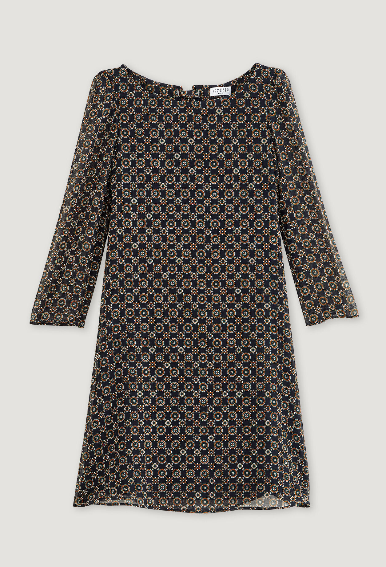 Midi print dress