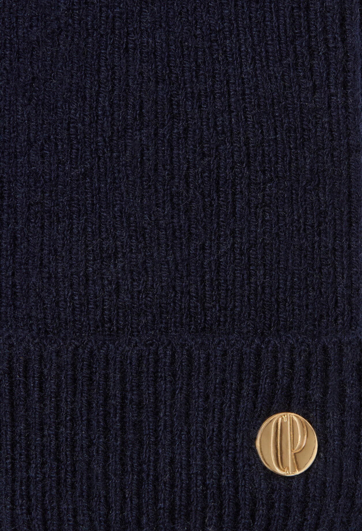 Wool mitts with gold CP rivet