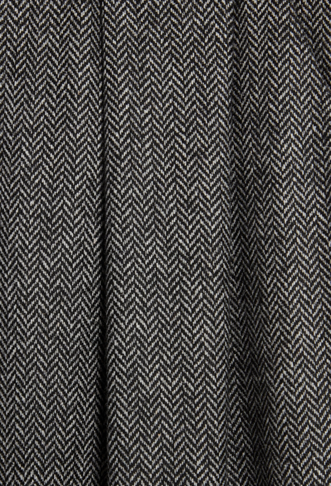 Two-tone wide-leg trousers