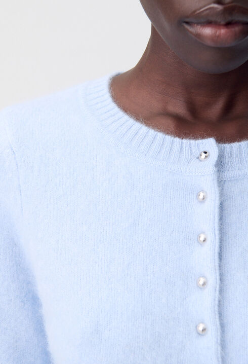 Brushed Knit Cardigan