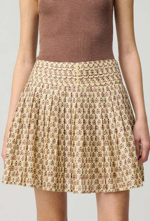 Short Printed Skirt