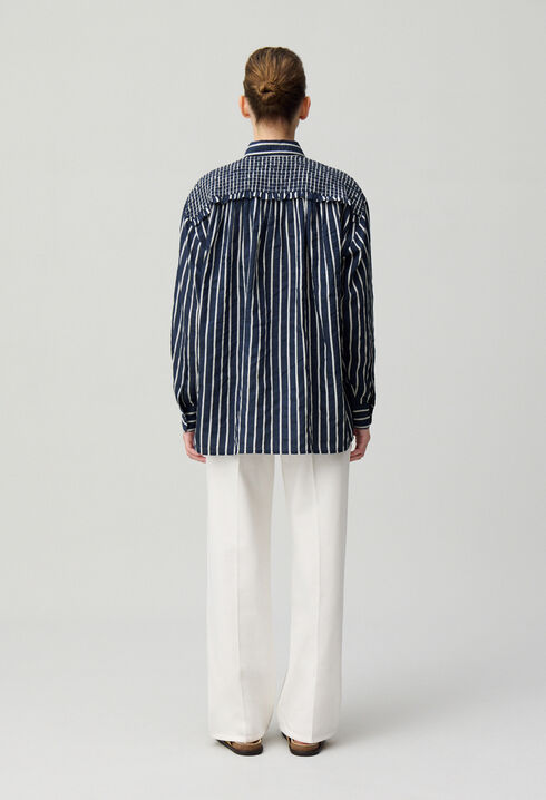 Striped fluid shirt