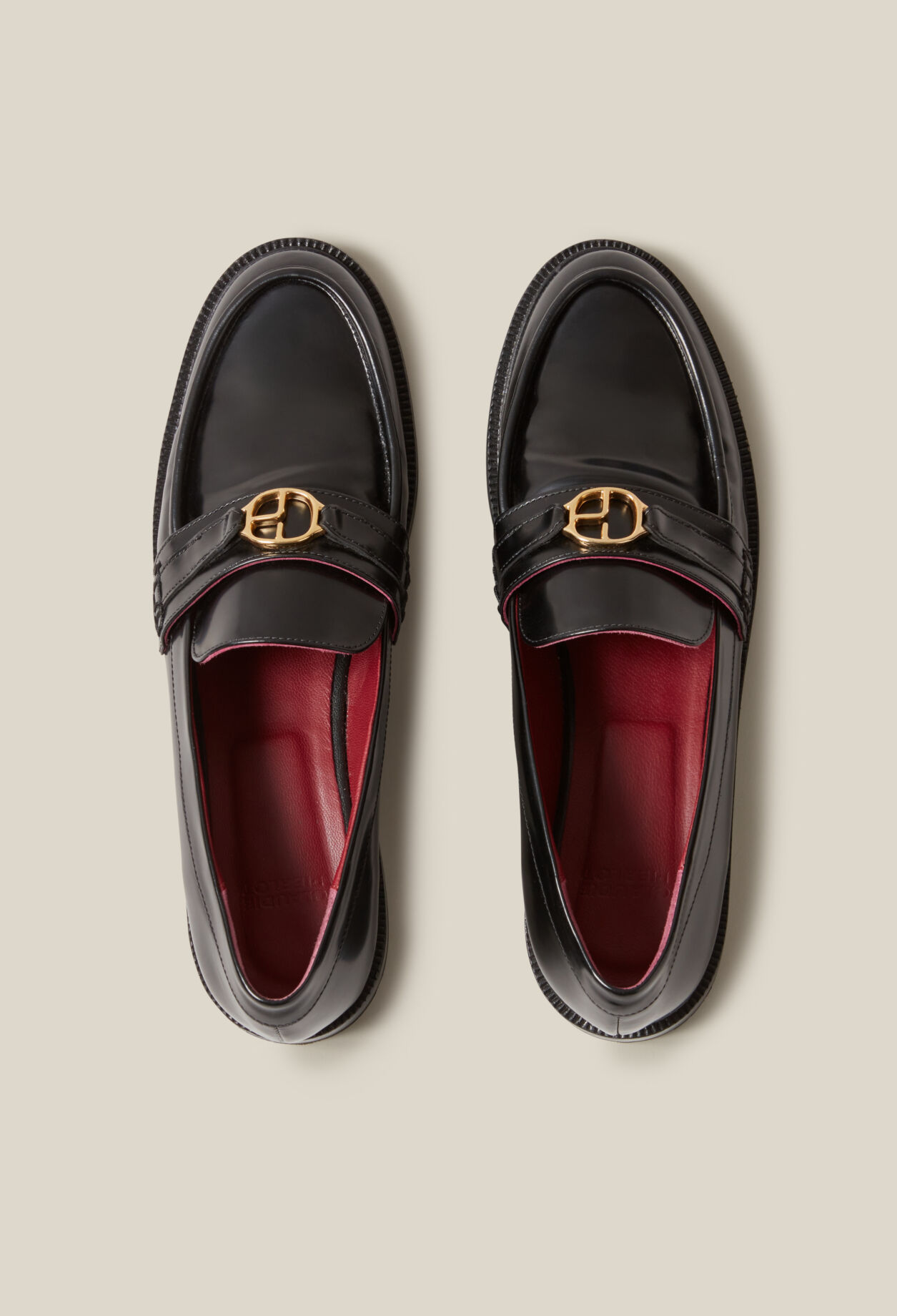 Leather loafers