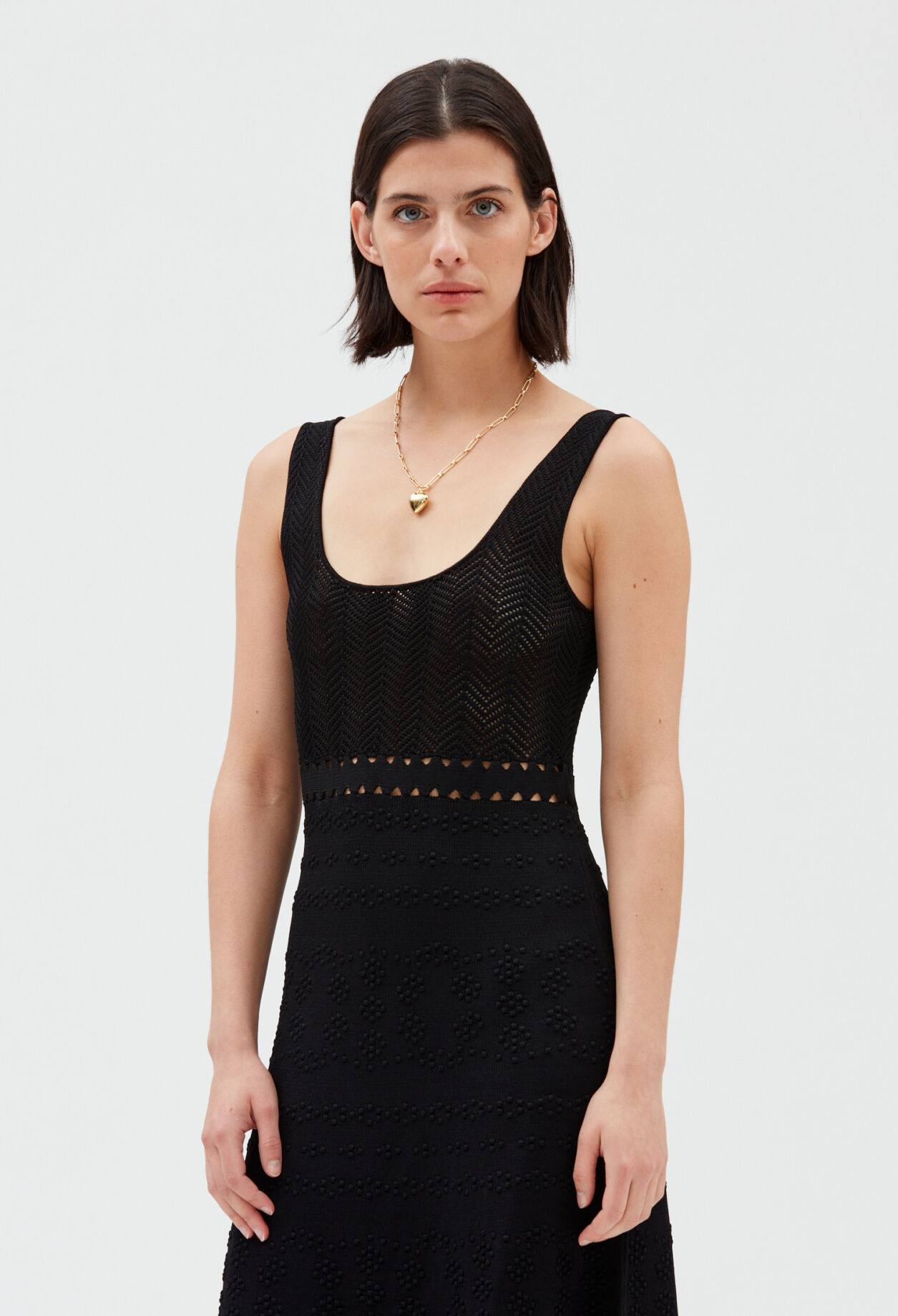 Midi jumper dress