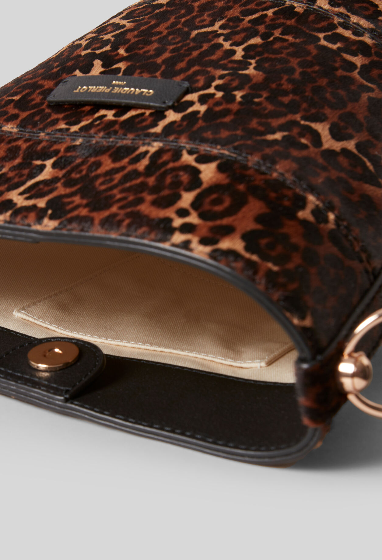 Solveig Leopard Bucket Bag
