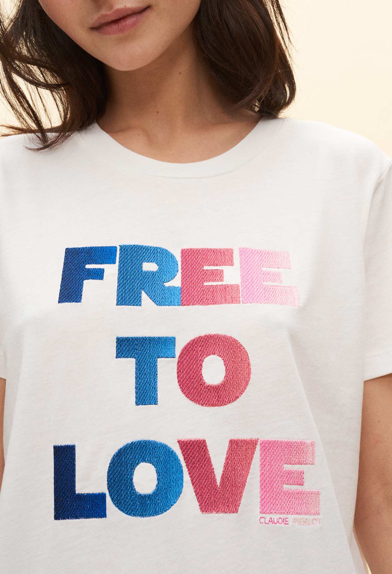 Free to love' T-shirt