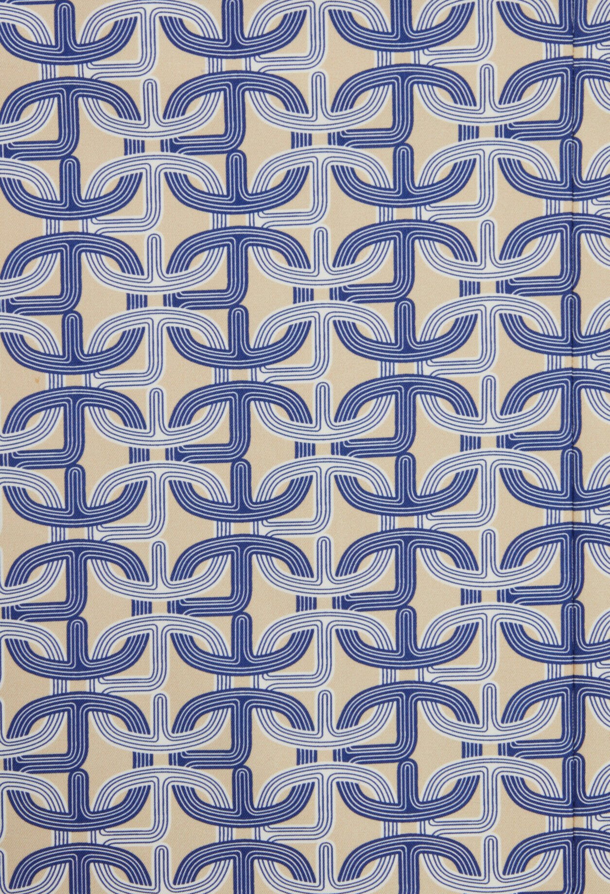 Short A-line skirt with monogram