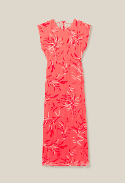 Printed flowing maxi dress