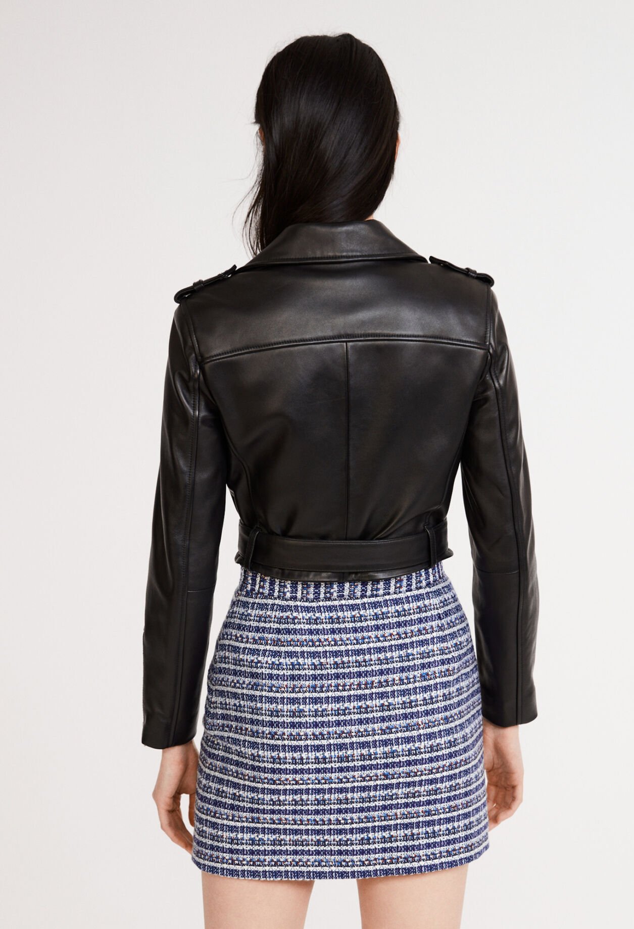 Eco-friendly leather jacket