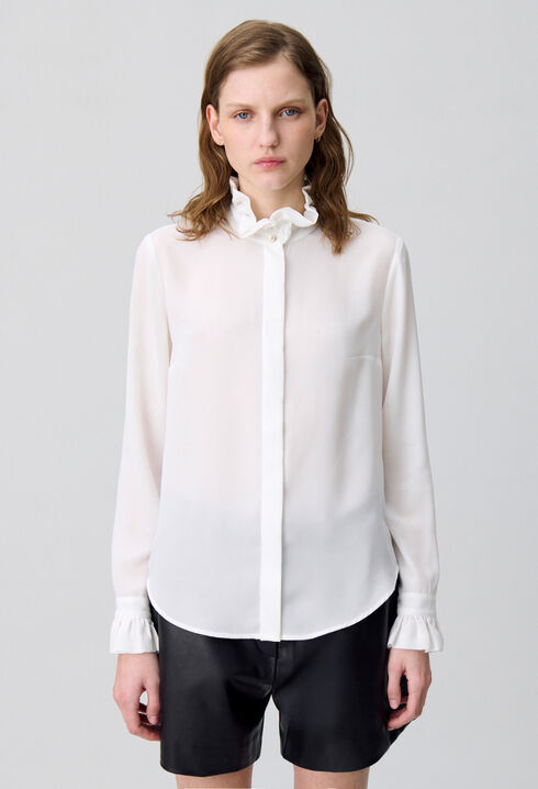 Victorian collar blouse