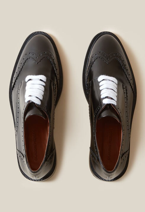 Patent Leather Derbies