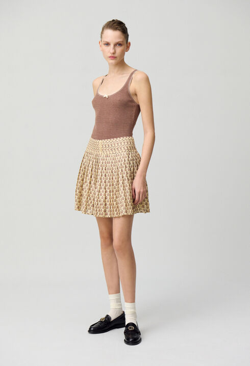 Short Printed Skirt