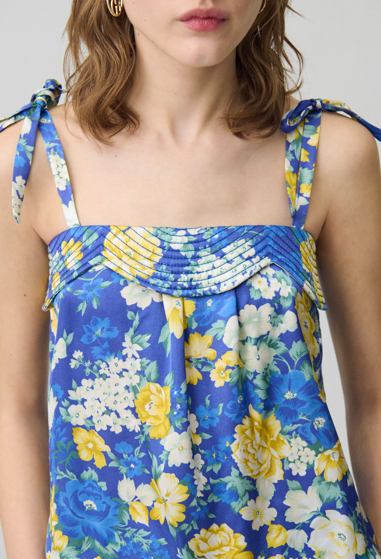 Printed Strappy Top