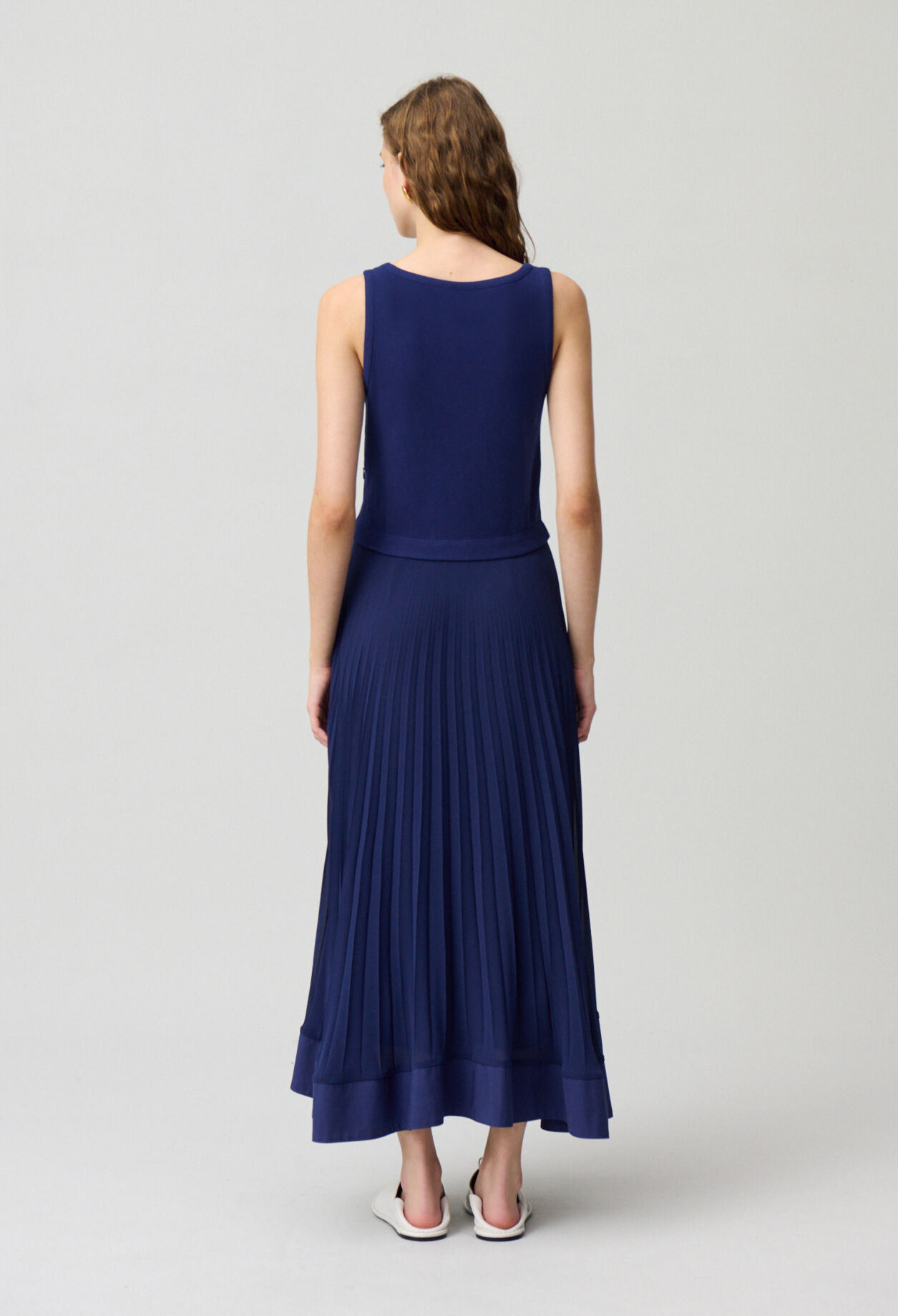 Illusion effect maxi dress