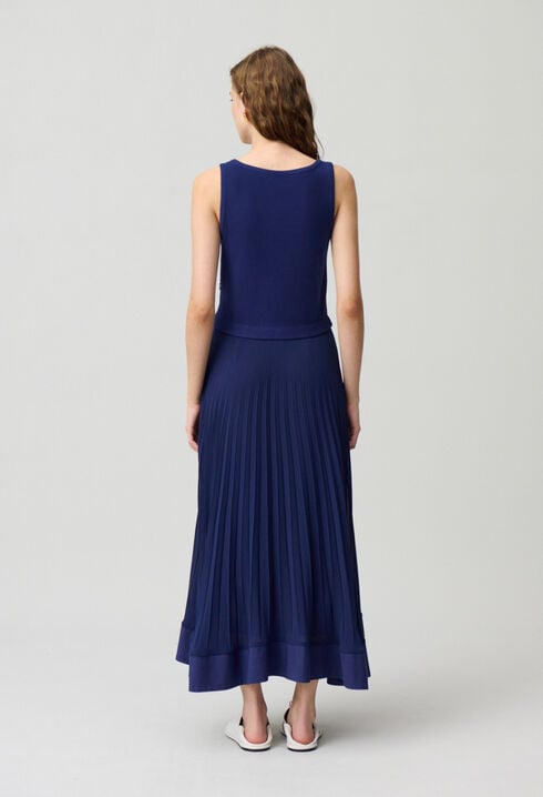 Illusion effect maxi dress