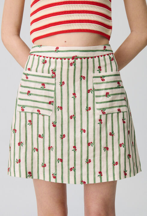 A-line Mini Skirt