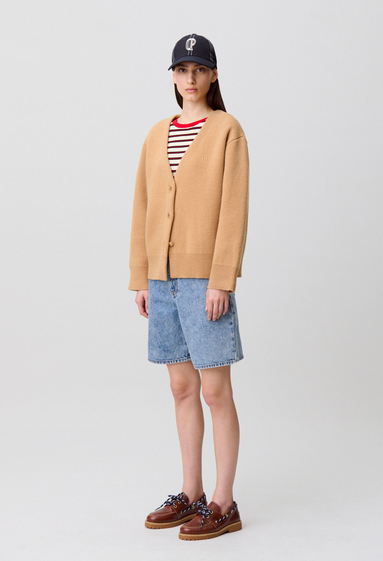 Oversized knit cardigan