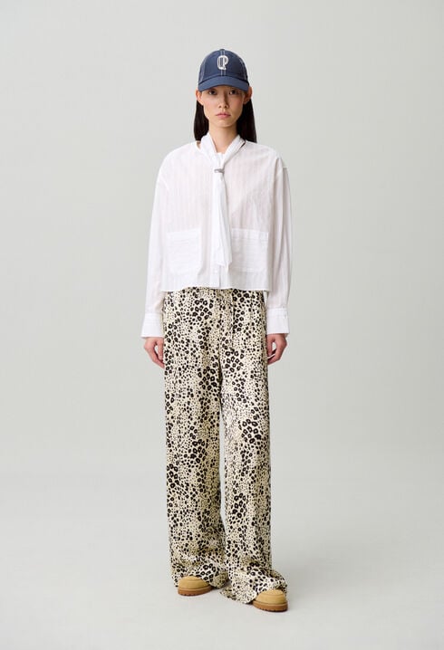 Striped cotton shirt