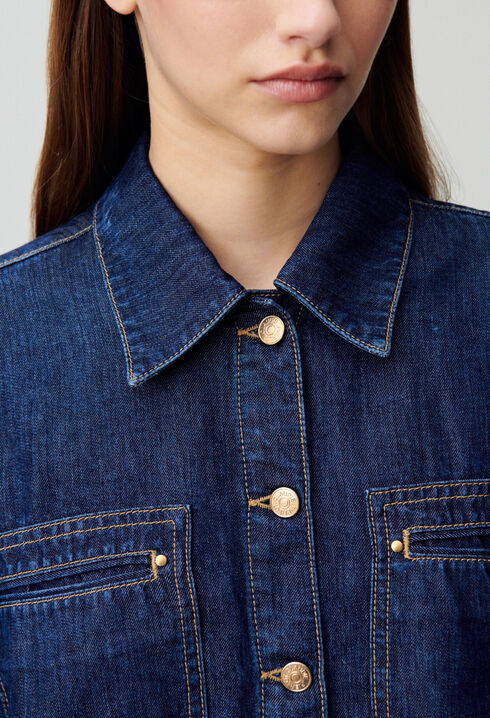 Oversized Denim Shirt