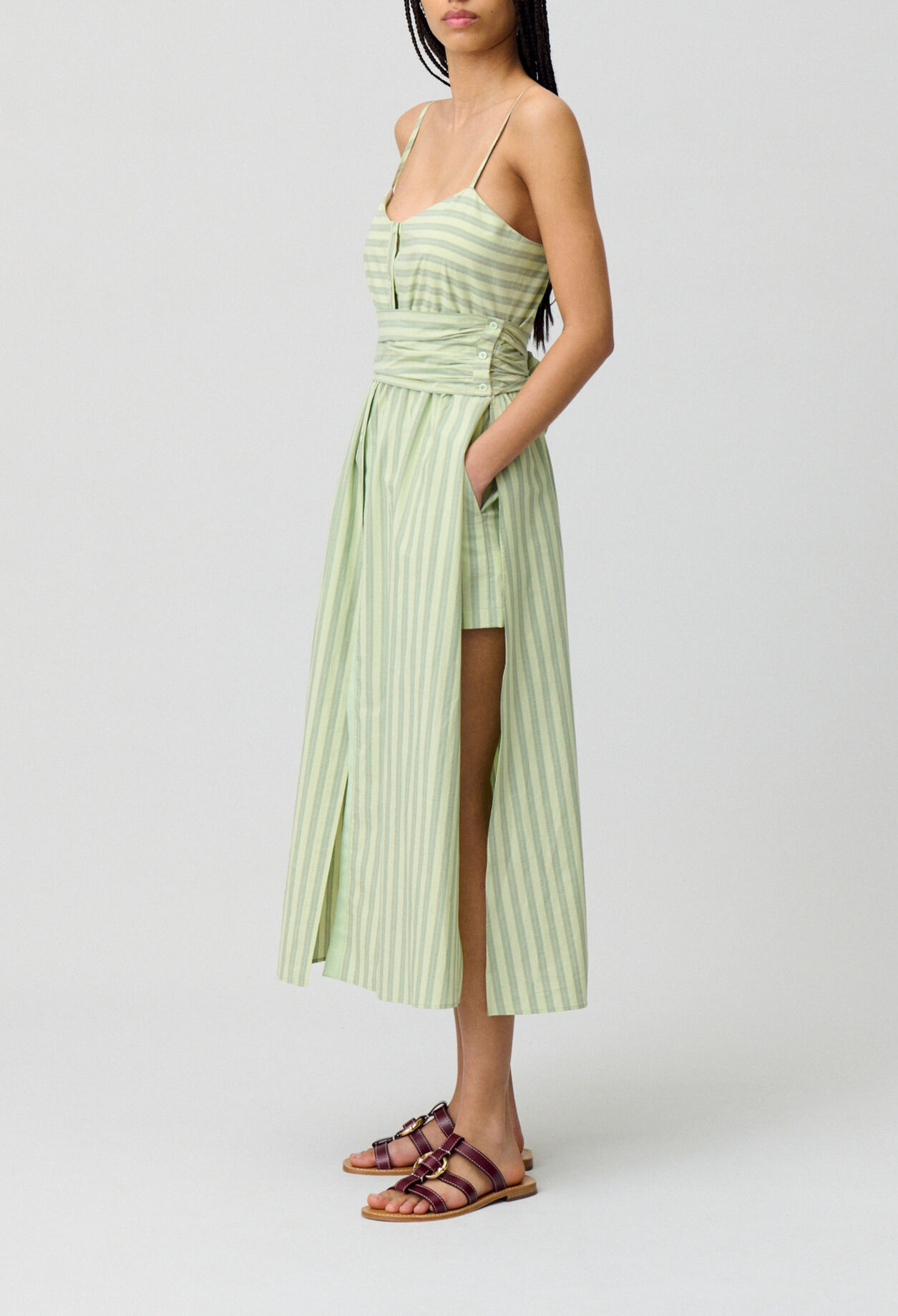 Long strappy dress