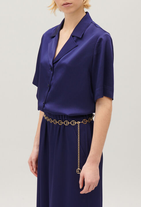 Floaty short-sleeved shirt