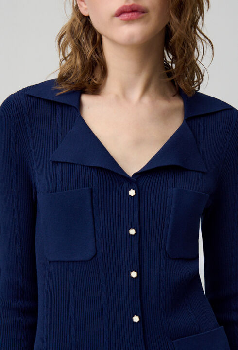 Mid-length knitted dress
