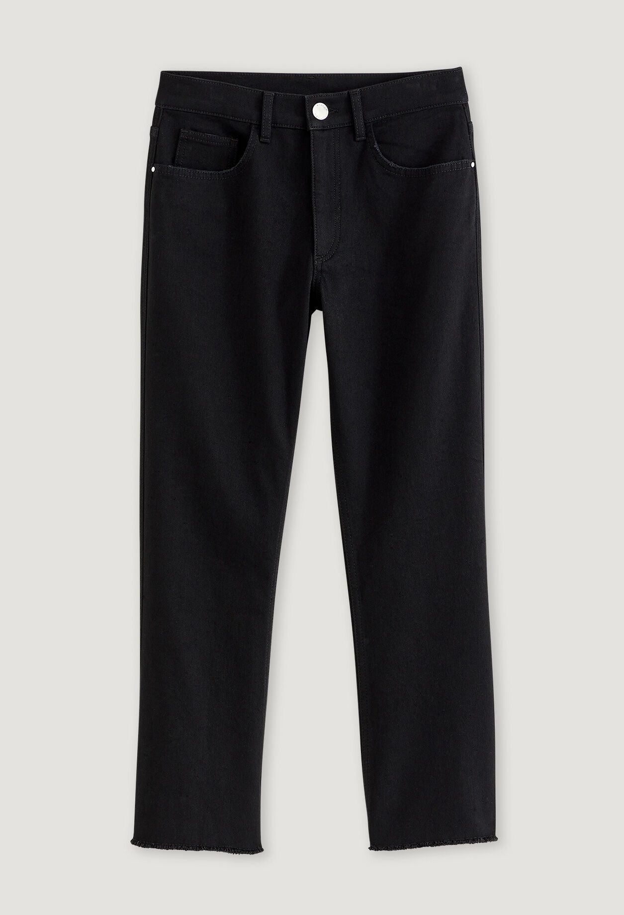 Straight-leg jeans