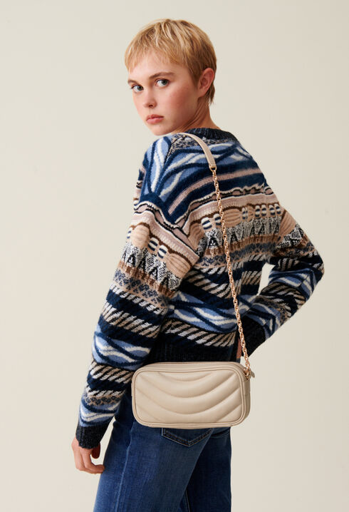 Matte Leather Quilted Alba Bag