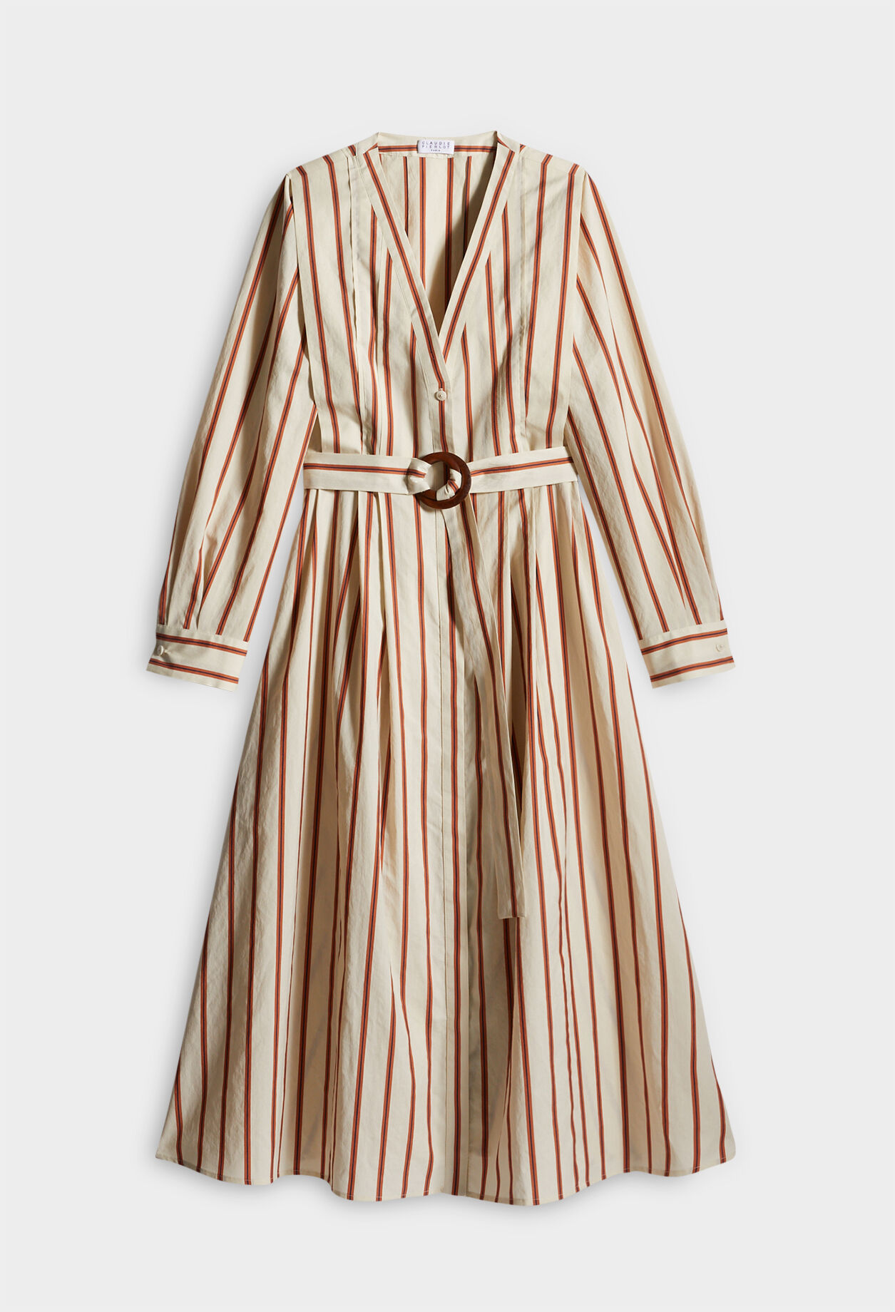 Long striped dress