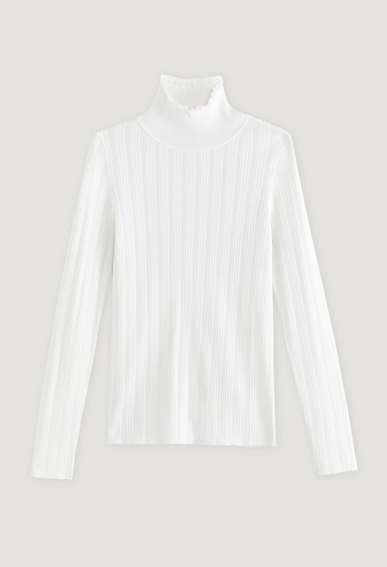 High-neck jumper